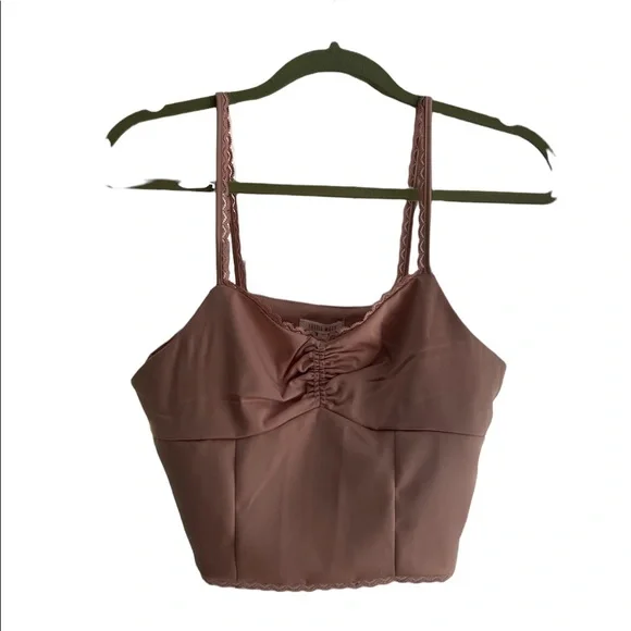 Lottie Moss Top Pink size small Pac Sun - Picture 2 of 5